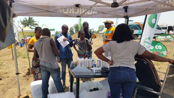 Agricrop team at Mpongwe Expo