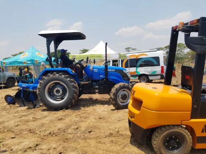 Tractor at the Mpongwe Expo