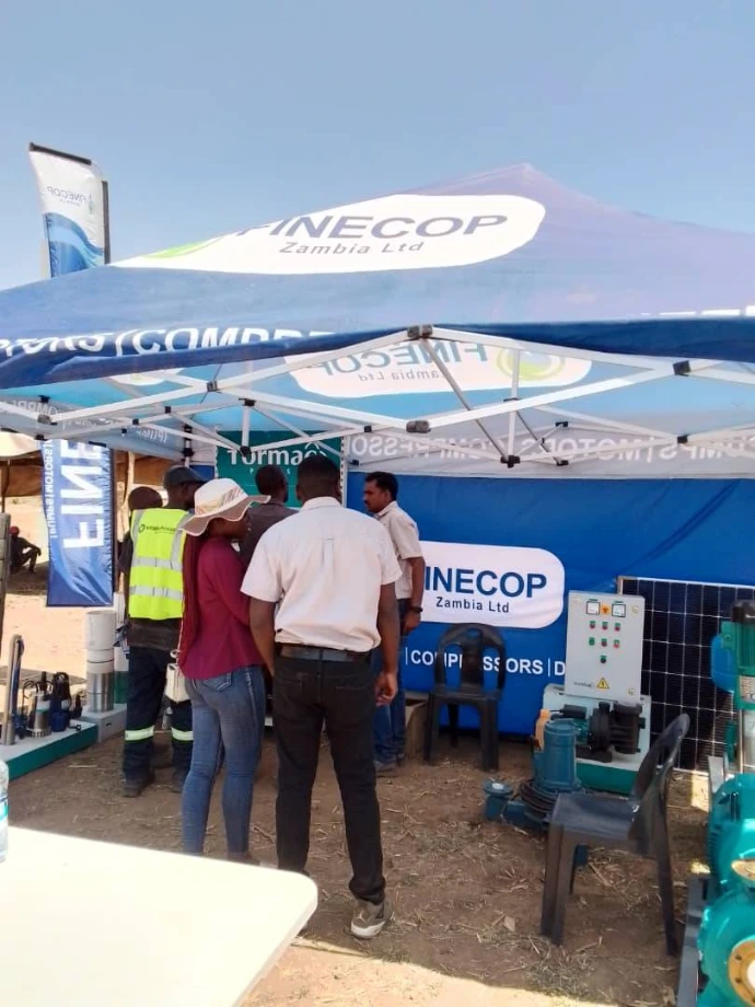 Finecop at Mpongwe Expo