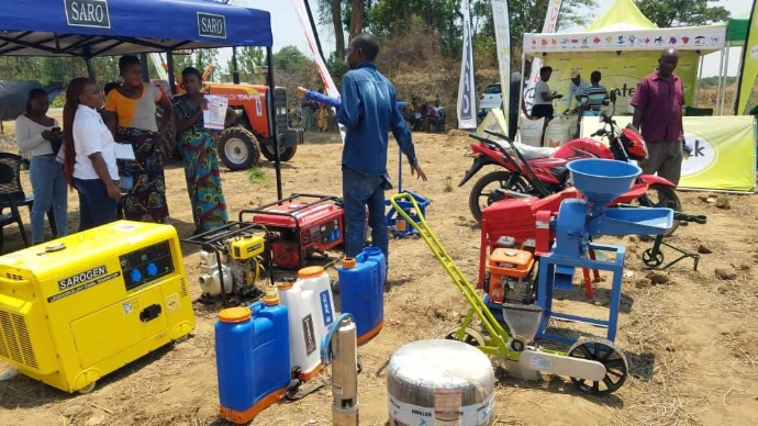Farmers at Mpongwe Expo
