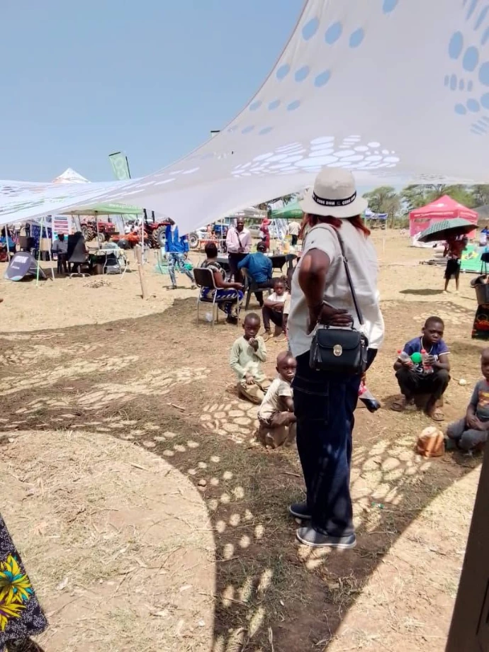 Farmers at Mpongwe Expo