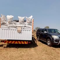 NCZ Truck load of Compound D at Mpongwe Expo